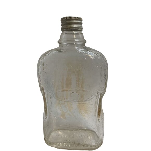 Vintage SCHENLEY'S Golden Wedding RYE whiskey bottle(empty) Pint Carnival glass - Picture 3 of 7